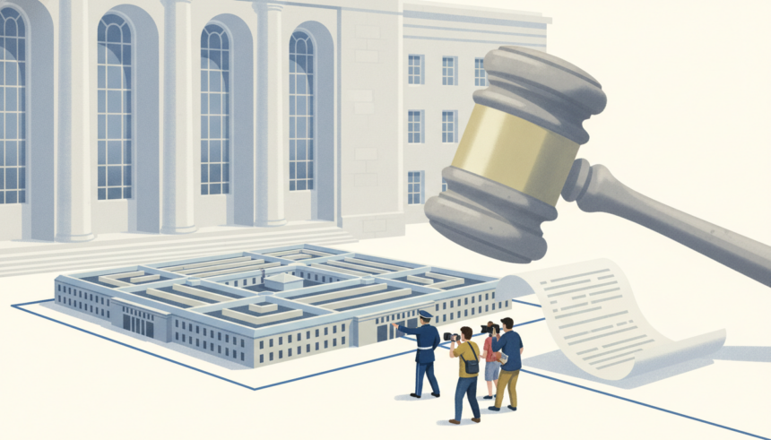 pentagon reporter escort rule upheld