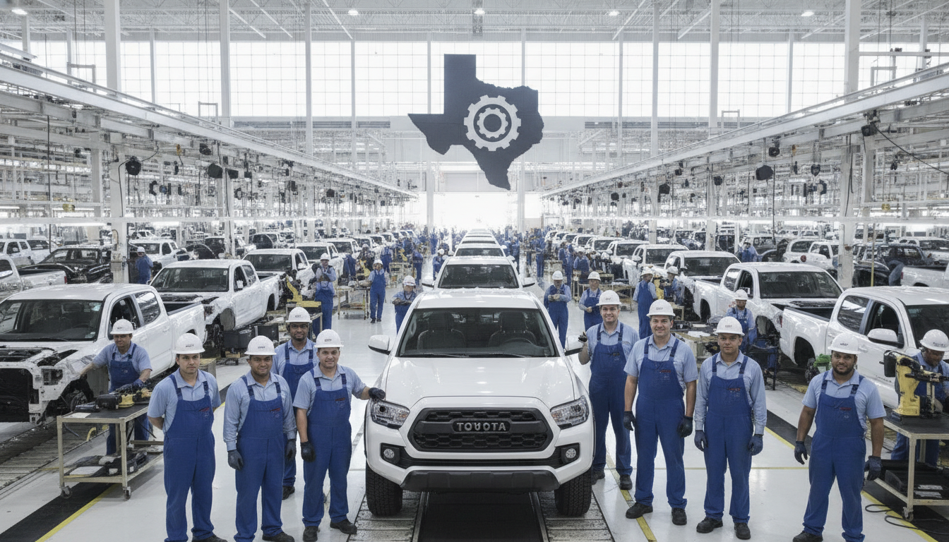 toyota tacoma production moves texas