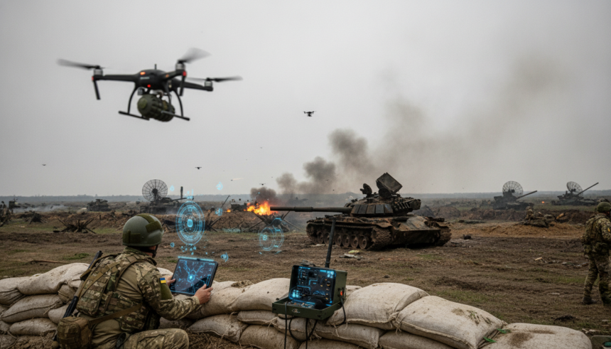 ukraine war drone arms race
