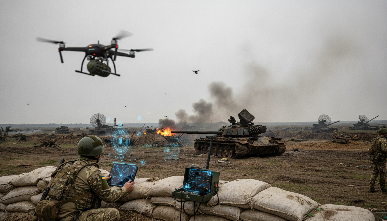 ukraine war drone arms race