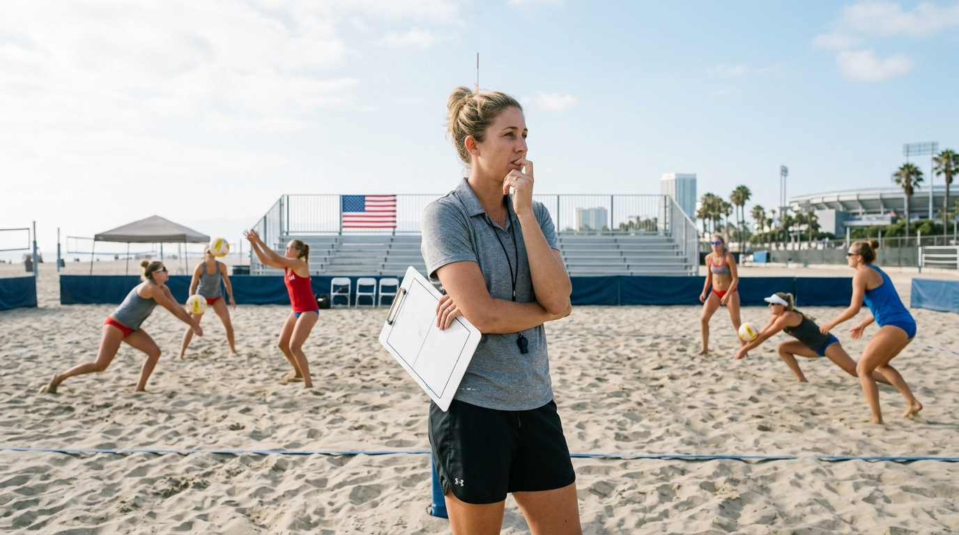 april ross rethinks beach volleyball strategy
