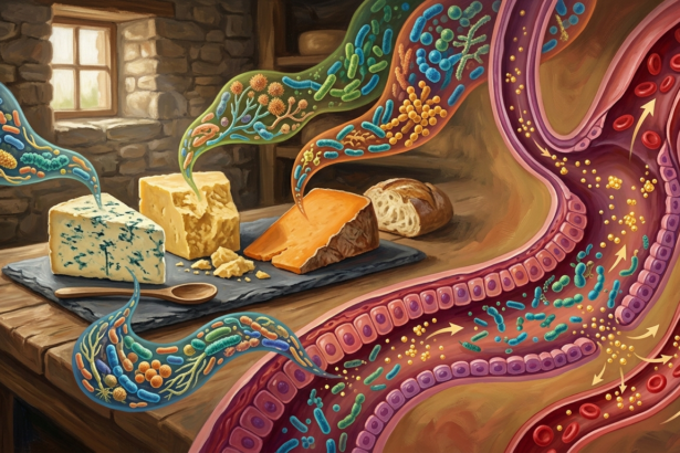 british cheese microbes gut health potential