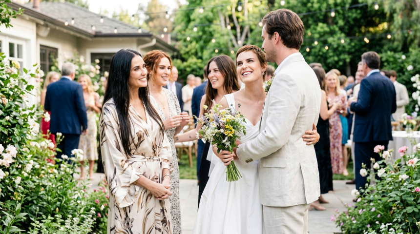 bruce wedding absence sparks questions
