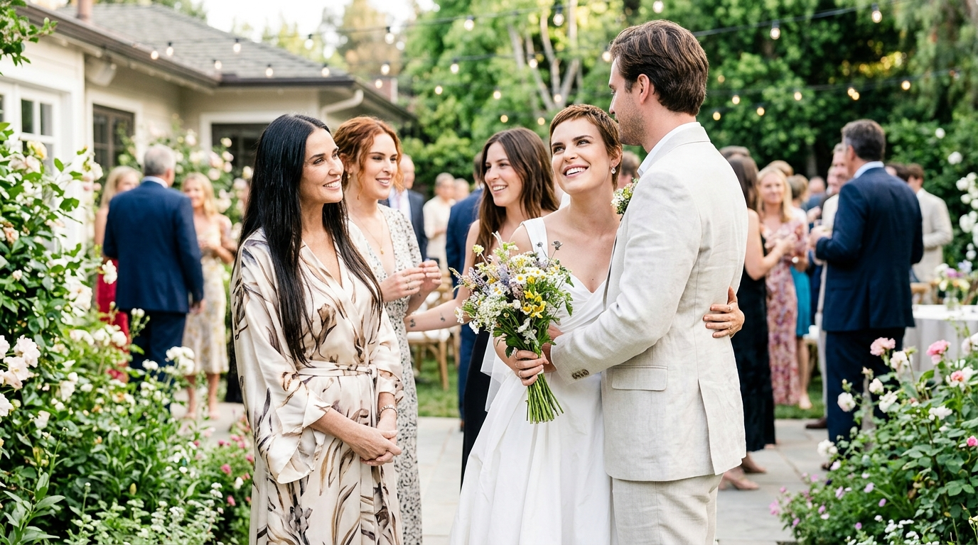 bruce wedding absence sparks questions