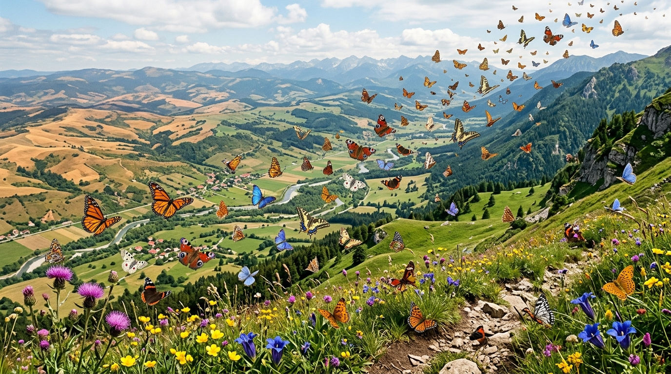 butterflies shift ranges across countries