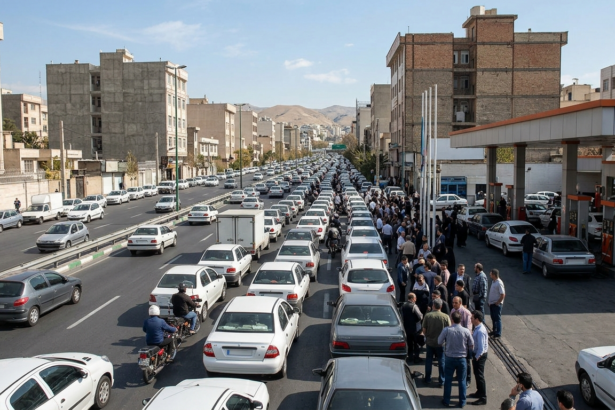 fuel shortages spark long lines tehran