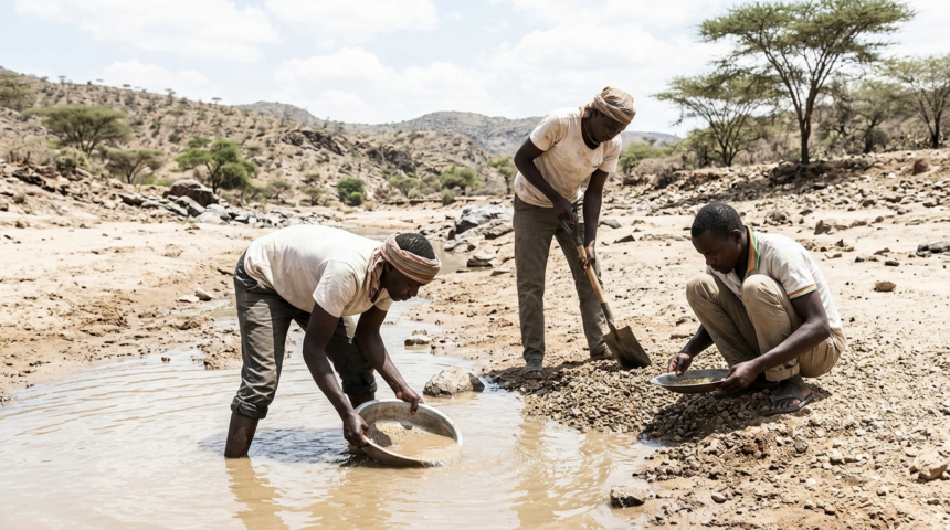 gold prospectors seek fortune west