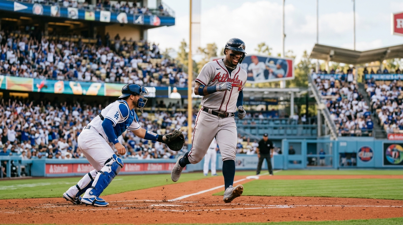 healthy acuna lifts braves dodgers