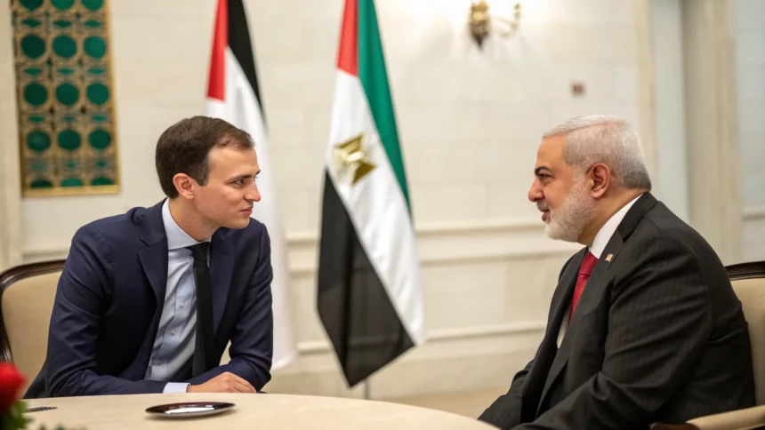 kushner meets hamas chief gaza truce