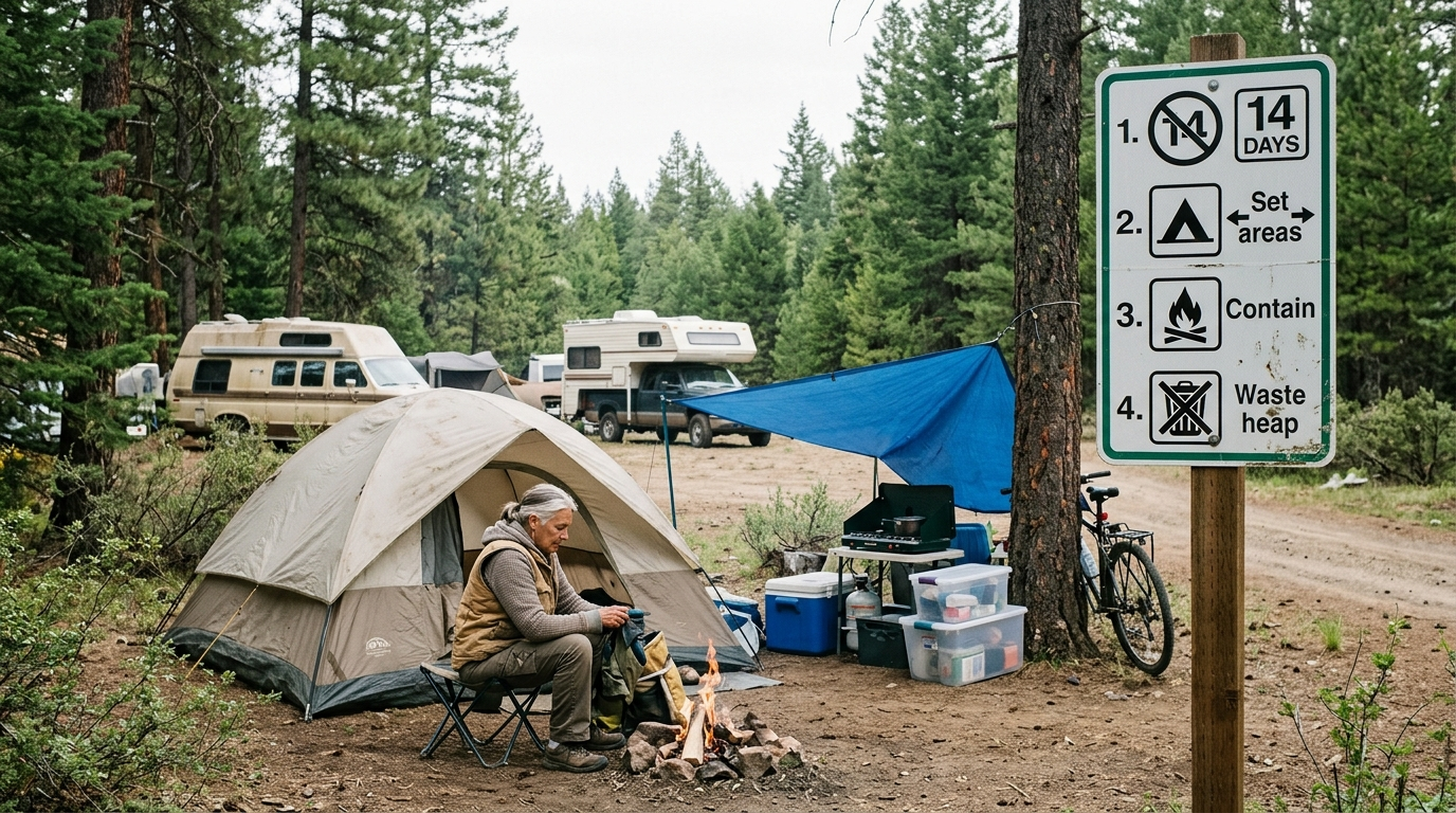 long term camping faces rules risks