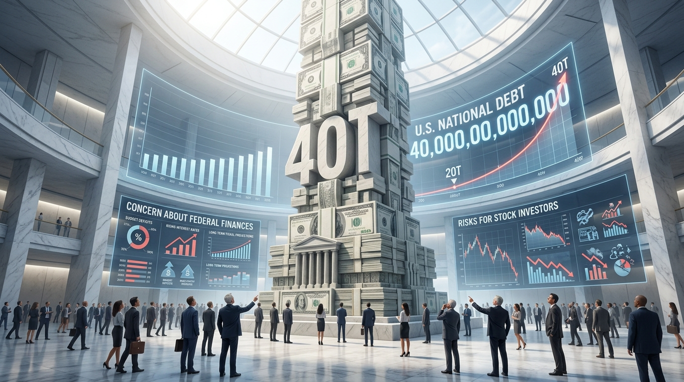 national debt hits forty trillion milestone