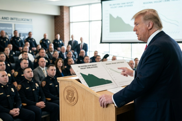 trump fbi violent crime decline