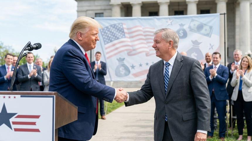 trump super pac backs graham candidacy