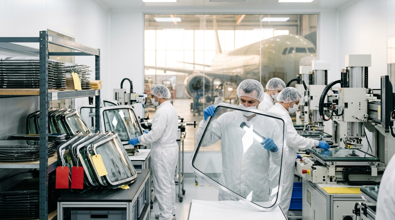 aircraft window production faces growing strain