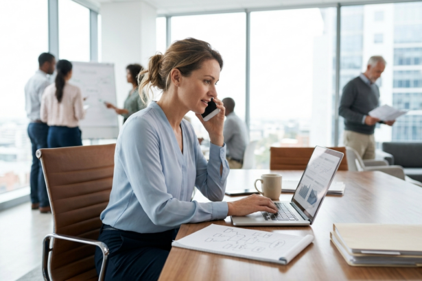 business growth client service balance