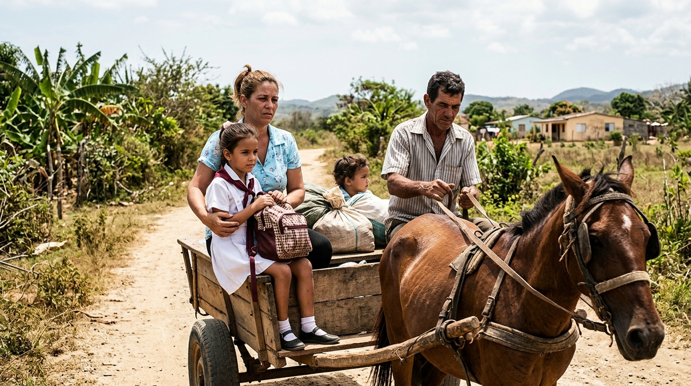 cuban family struggles reach school