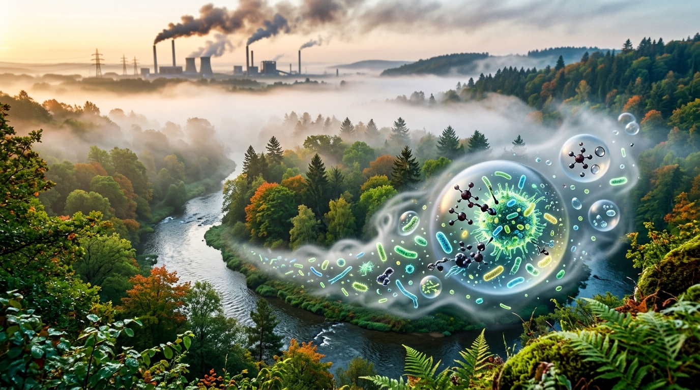 fog microbes clean polluted air