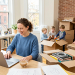 freelancer builds career during family move