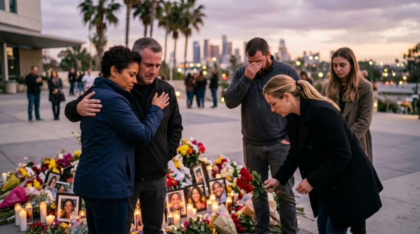 los angeles mourns helicopter crash victims