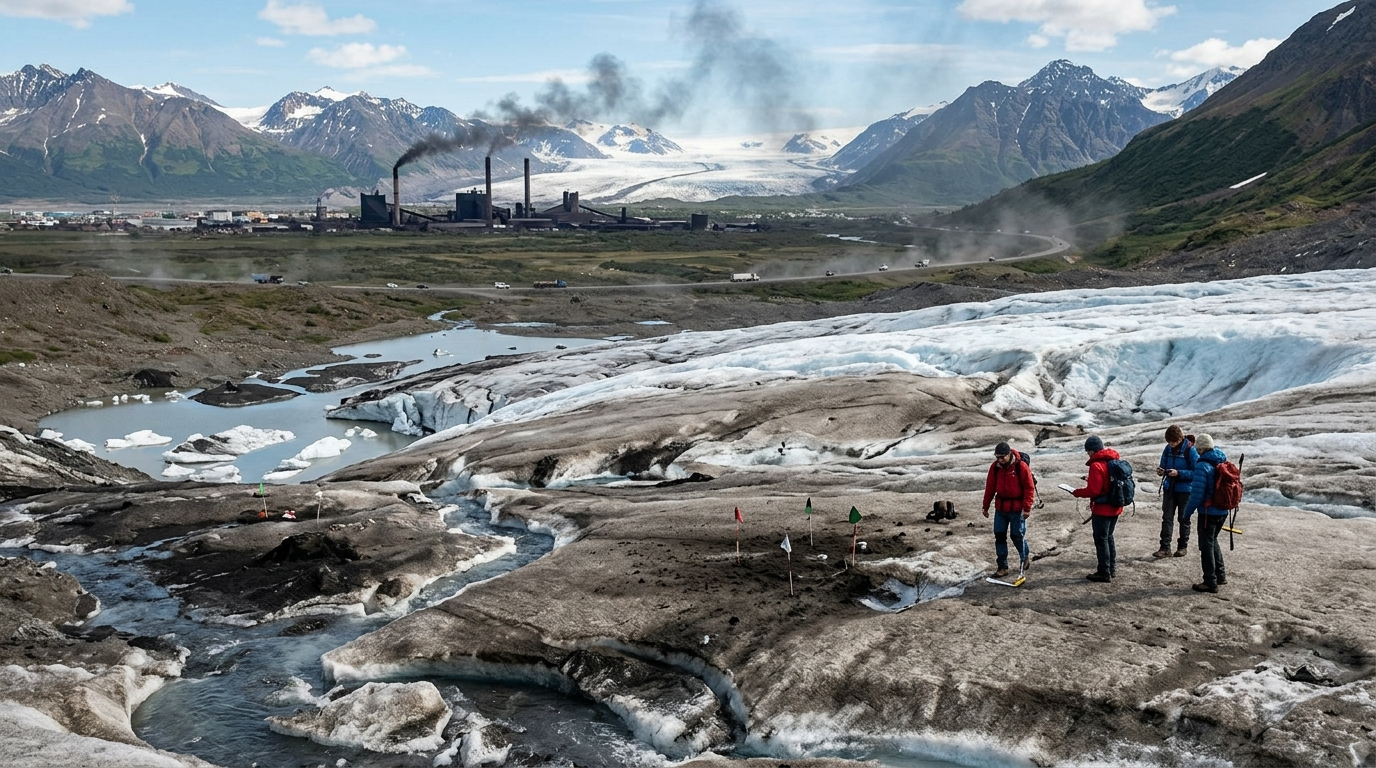 soot accelerates dangerous glacier melt