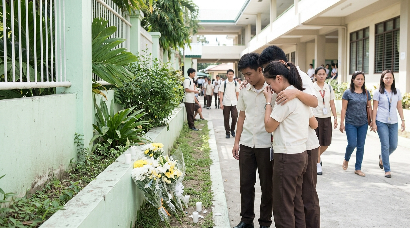 three students killed philippine school