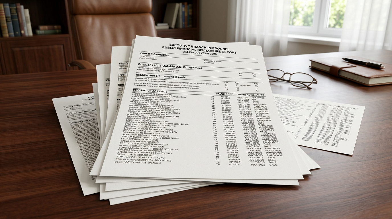 trump disclosure july trades report