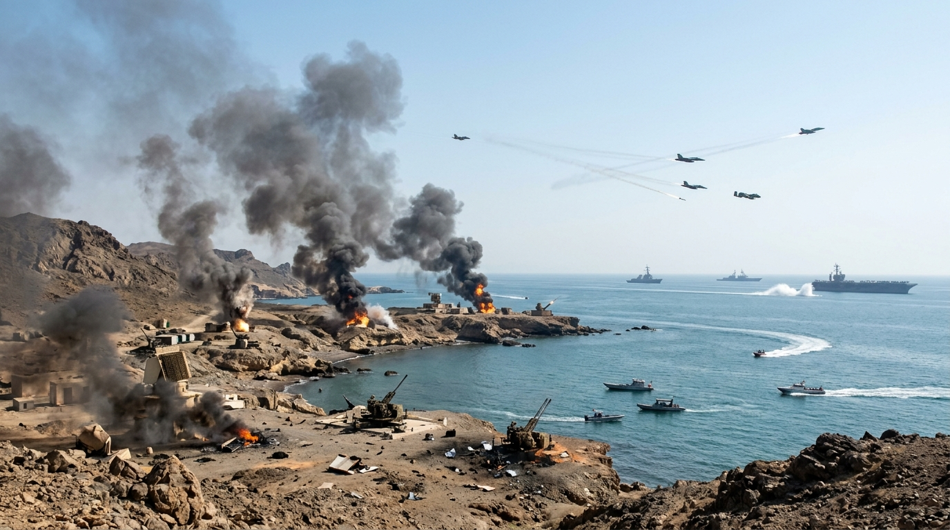 us strikes iranian targets hormuz