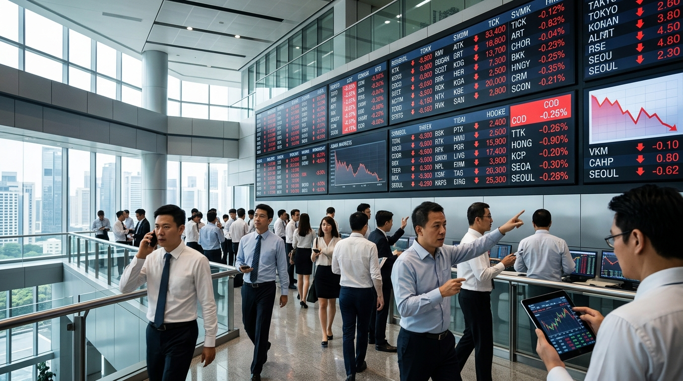 asian stocks brace broad declines