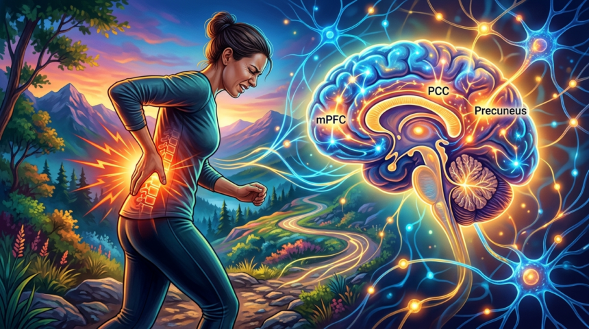 back pain flares engage brain regions
