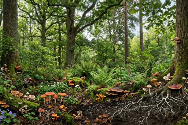 canopy fungi forest plant diversity