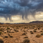 desert rain vanish before landing