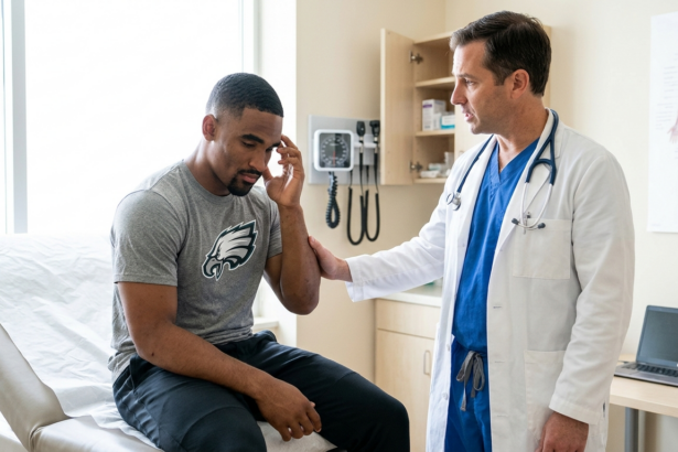 eagles quarterback jalen hurts blood clots
