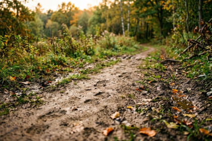 faint tracks hint quick walking