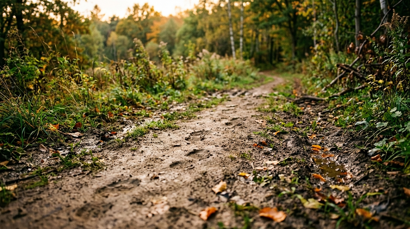 faint tracks hint quick walking