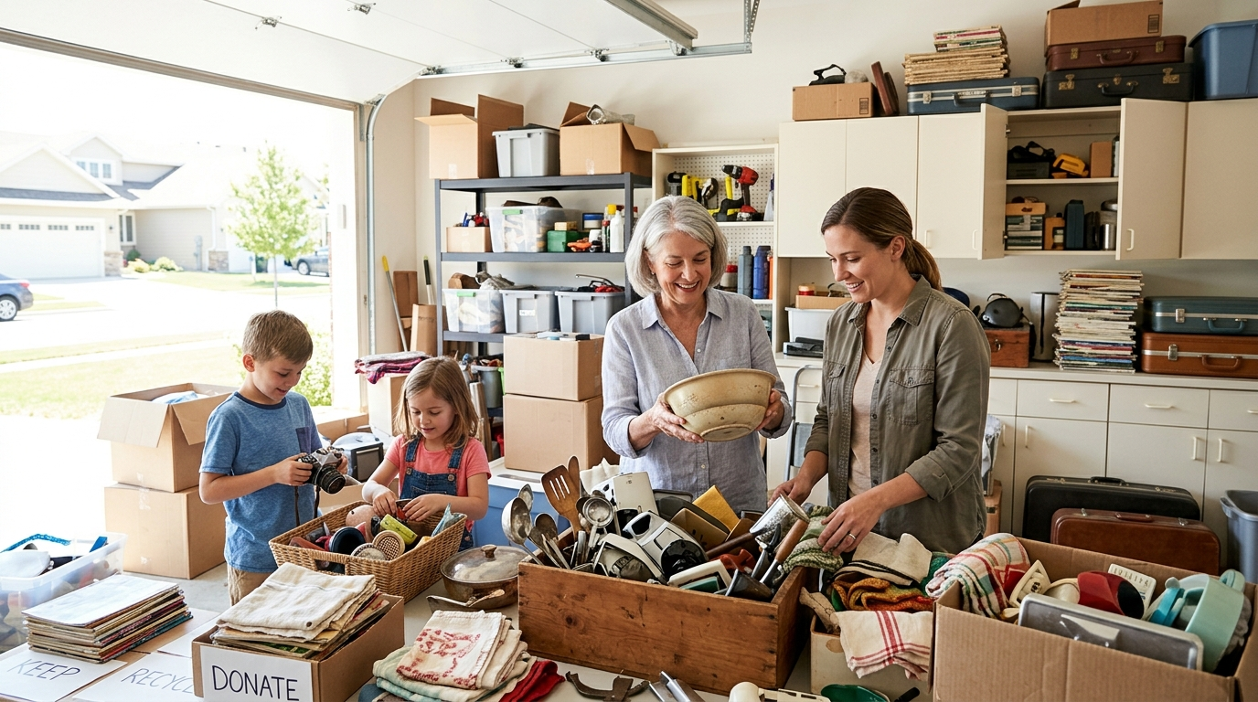 families reconsider decades clutter