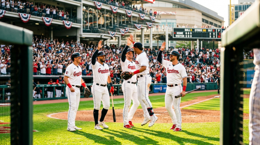 guardians secure alds home field advantage