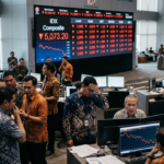 indonesia stock index hits low