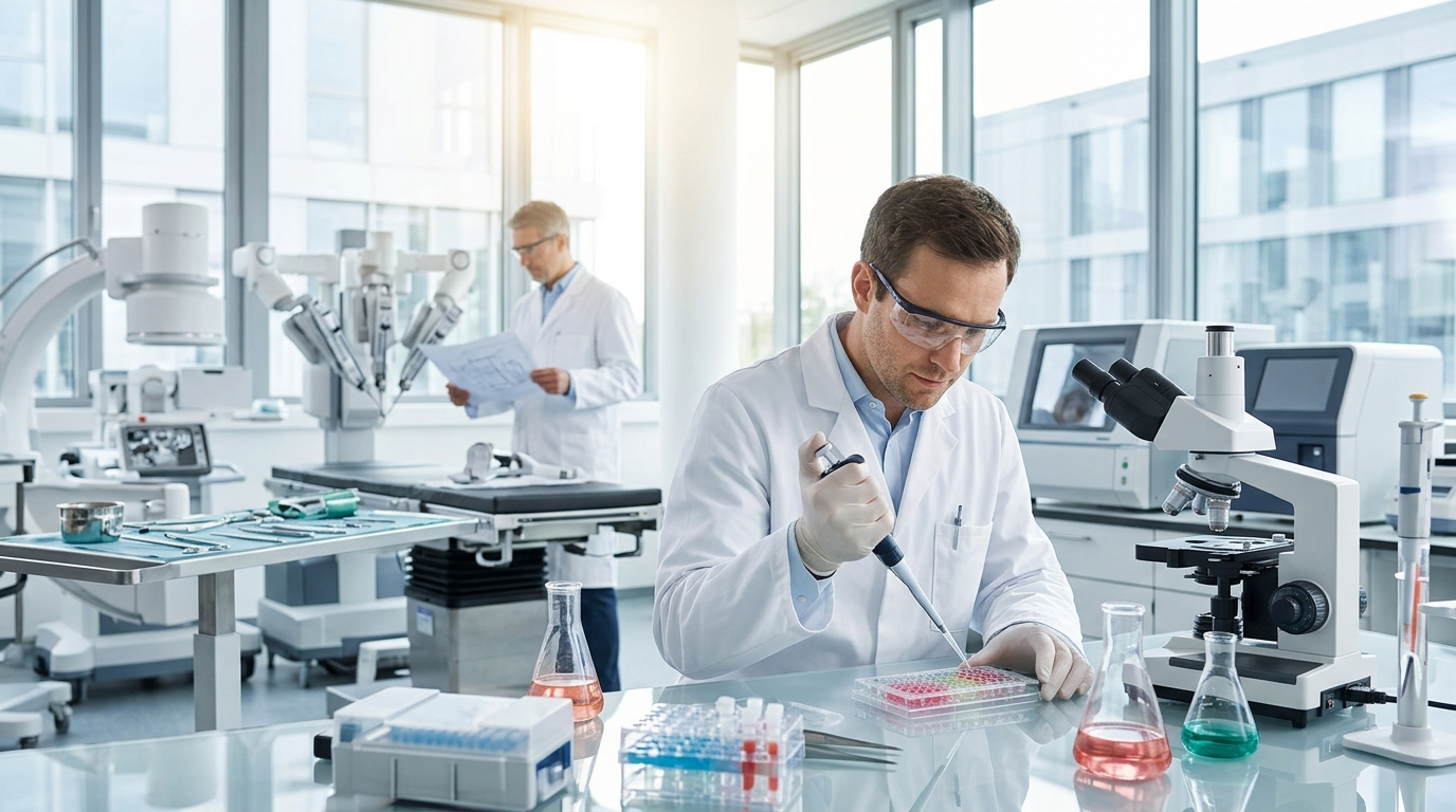 pharma strength offsets medtech concerns