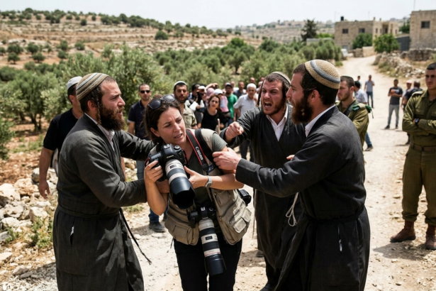 photographer attacked by settlers