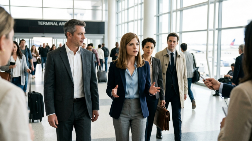 selma blair team addresses flight
