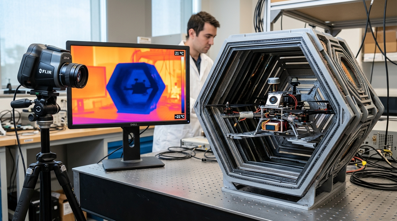thermal cloak hides objects from cameras