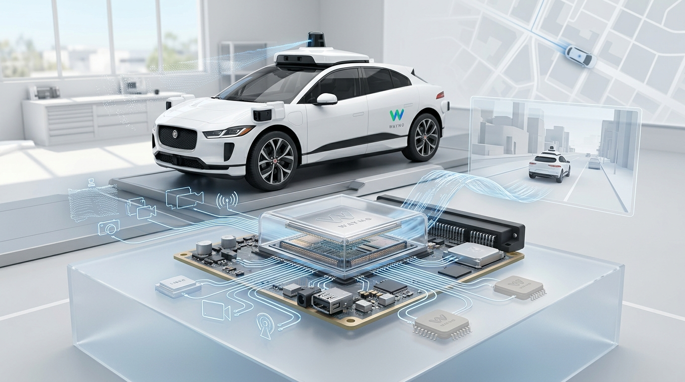 waymo custom chip robotaxis